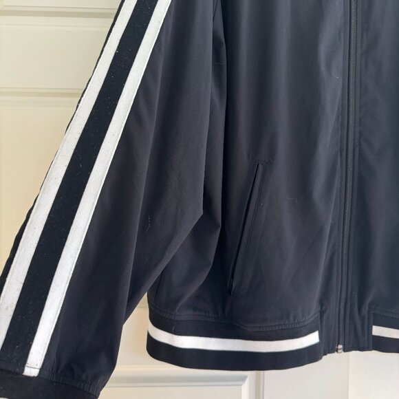 Athleta Sprint Track Jacket Featherweight Stretch Black Zip Front High Neck XL - Picture 7 of 9